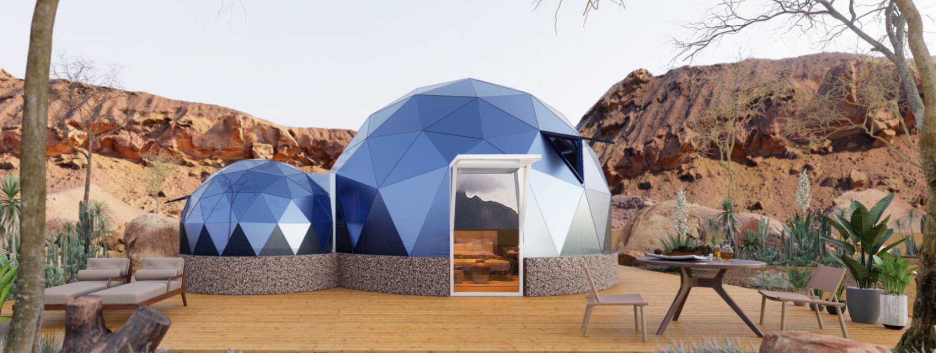 新北区球形智能光伏玻璃星空房